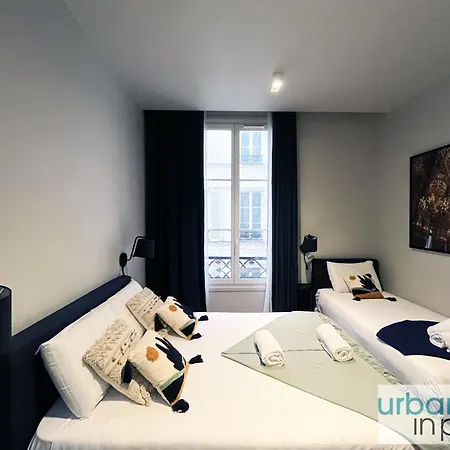Urban Flat 110 - Luxury 3 Bedroom Near Galeries Lafayette 아파트 *