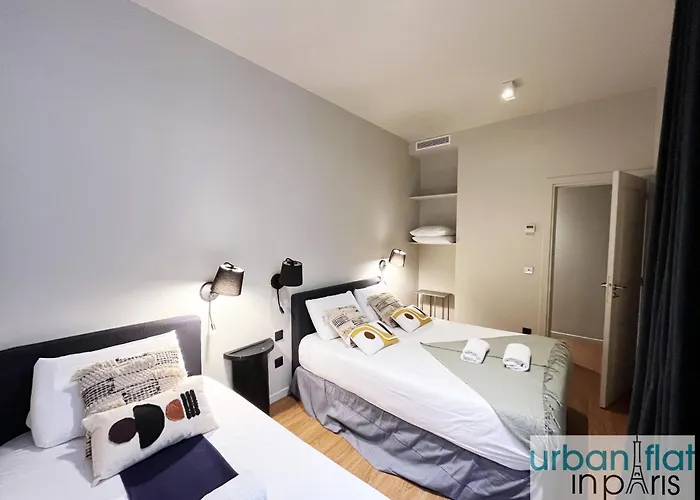 Urban Flat 110 - Luxury 3 Bedroom Near Galeries Lafayette Apartament